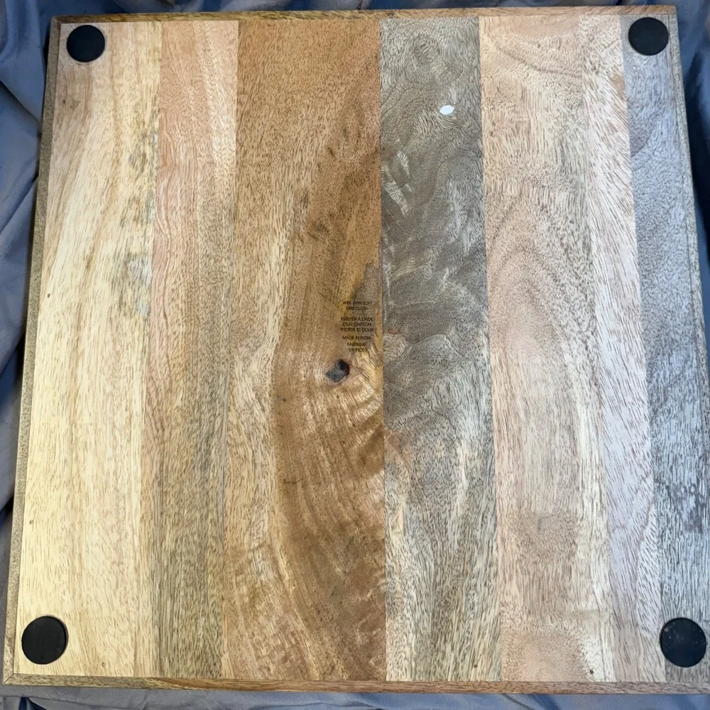 Compass Engraved Wooden Tray - Picture 3 of 3